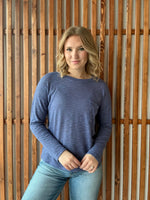 Slub Hacci Long Sleeve Top