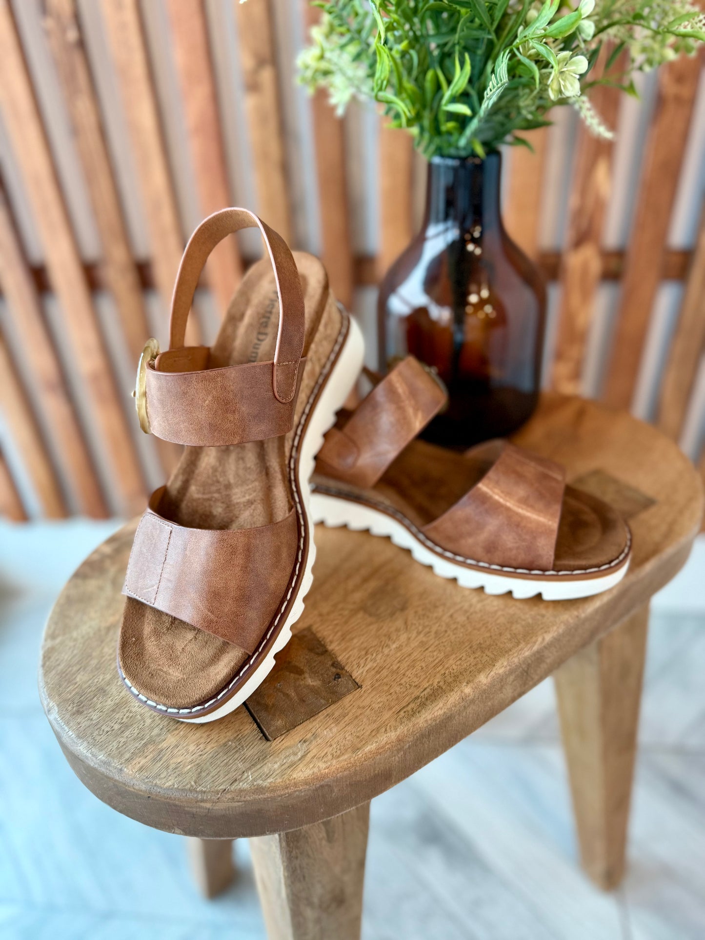 Virginia Sandals - Whiskey