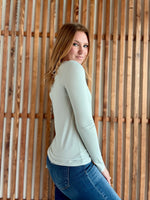 Butter Soft V-Neck Long Sleeve