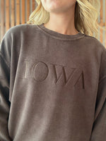Iowa Corded Crew - Brown