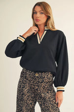 Textures Black & Gold Trim Accents