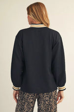 Textures Black & Gold Trim Accents