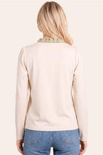 Frill V Neck Top