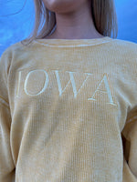 Iowa Corded Crew - Mustard