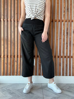 Crop Wide Leg Black Pants