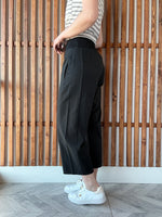 Crop Wide Leg Black Pants