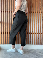 Crop Wide Leg Black Pants