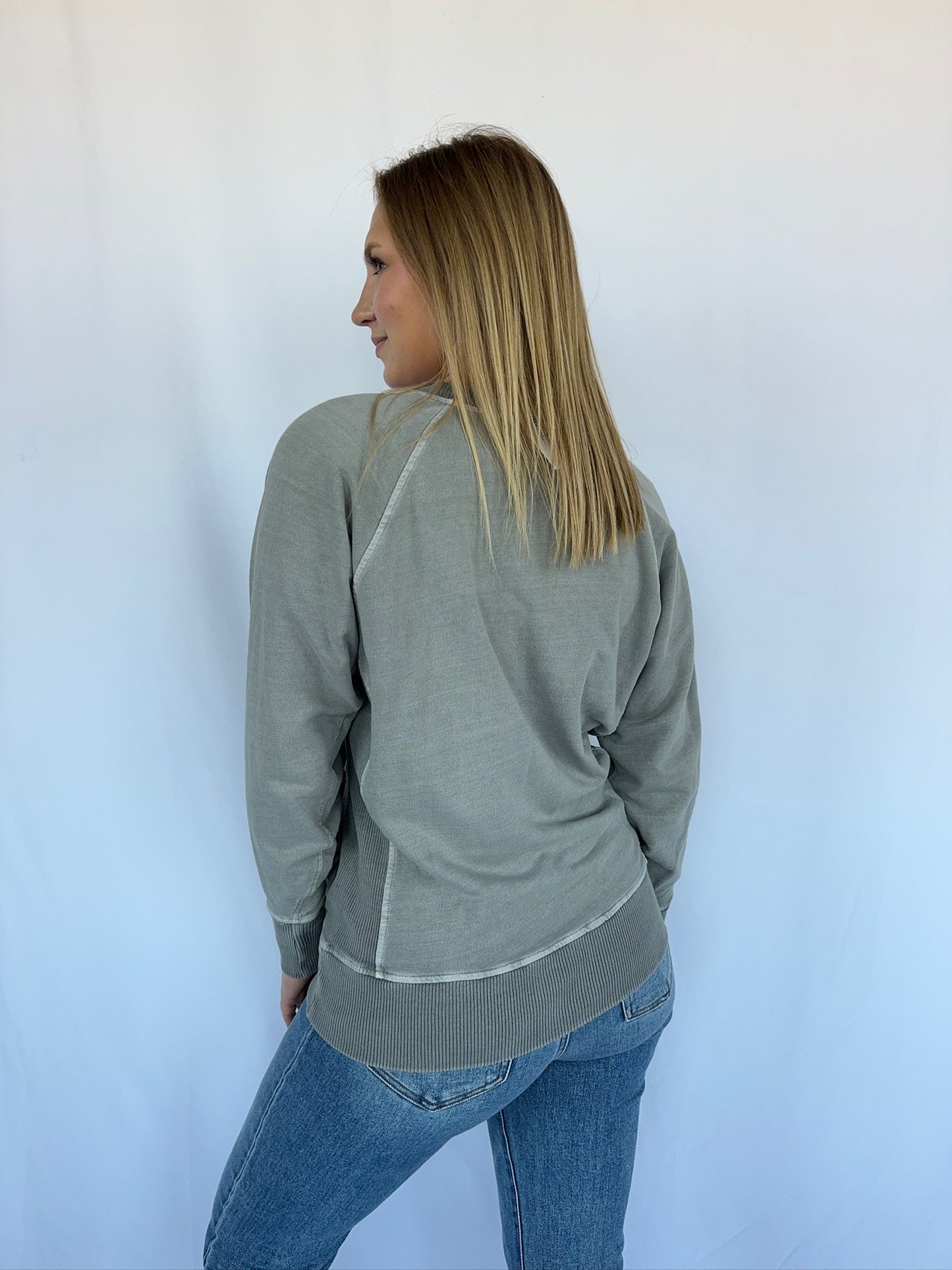 IOWA Distressed with Pockets - Gray - FINAL SALE