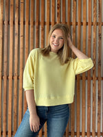 Cloudy Knit 3/4 Sleeve Top