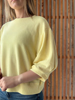 Cloudy Knit 3/4 Sleeve Top