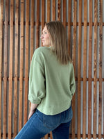 Cloudy Knit 3/4 Sleeve Top