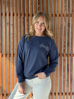 Vintage Iowa Left Chest Cozy Lightweight Crew