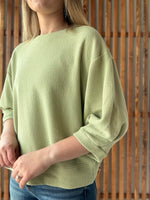 Cloudy Knit 3/4 Sleeve Top