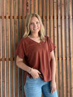 Lux V Neck Tee