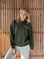 Vintage Iowa Left Chest Cozy Lightweight Crew