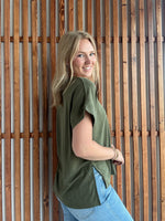 Lux V Neck Tee