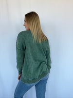 Acid Green Iowa Crew w/Pockets - FINAL SALE