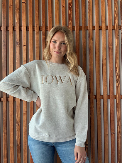 Warm-Up Iowa Crewneck Sweater