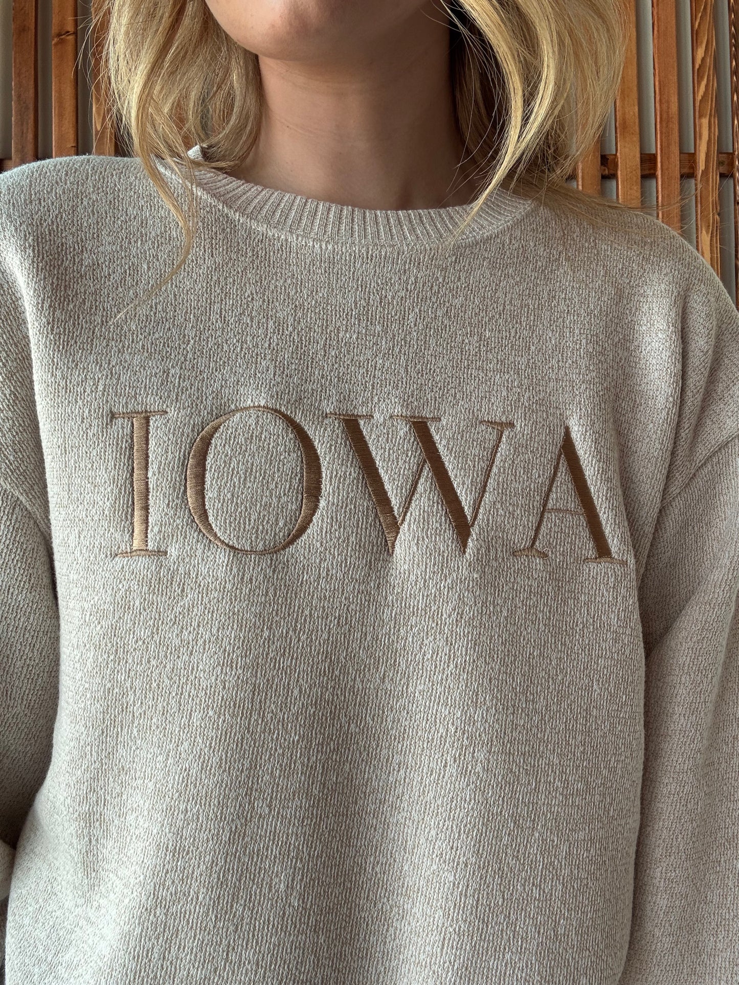 Warm-Up Iowa Crewneck Sweater