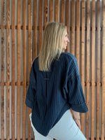 Dark Denim Button Down