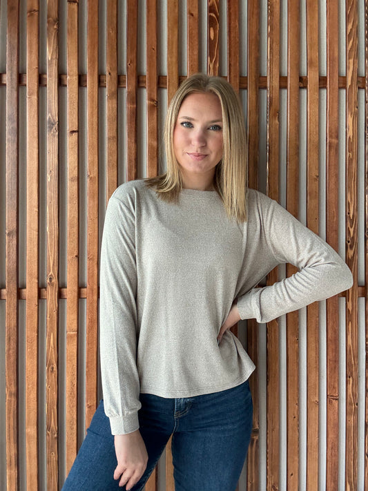 Soft Melange Long Sleeve - Ash Mocha