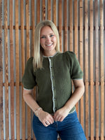 Short Puff Sleeve Cardi