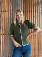 Short Puff Sleeve Cardi