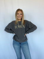 Iowa Corded Crew - Charcoal