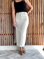 Peyton Midi Skirt with Side Slit