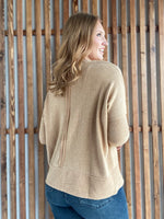 Super Soft Ribbed Sleeve Sweater