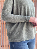 Super Soft Ribbed Sleeve Sweater