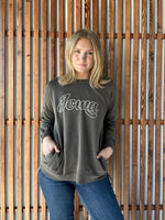 Iowa Vintage Logo Brown