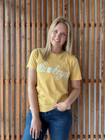 Hawkeye Forever Tee: Mustard