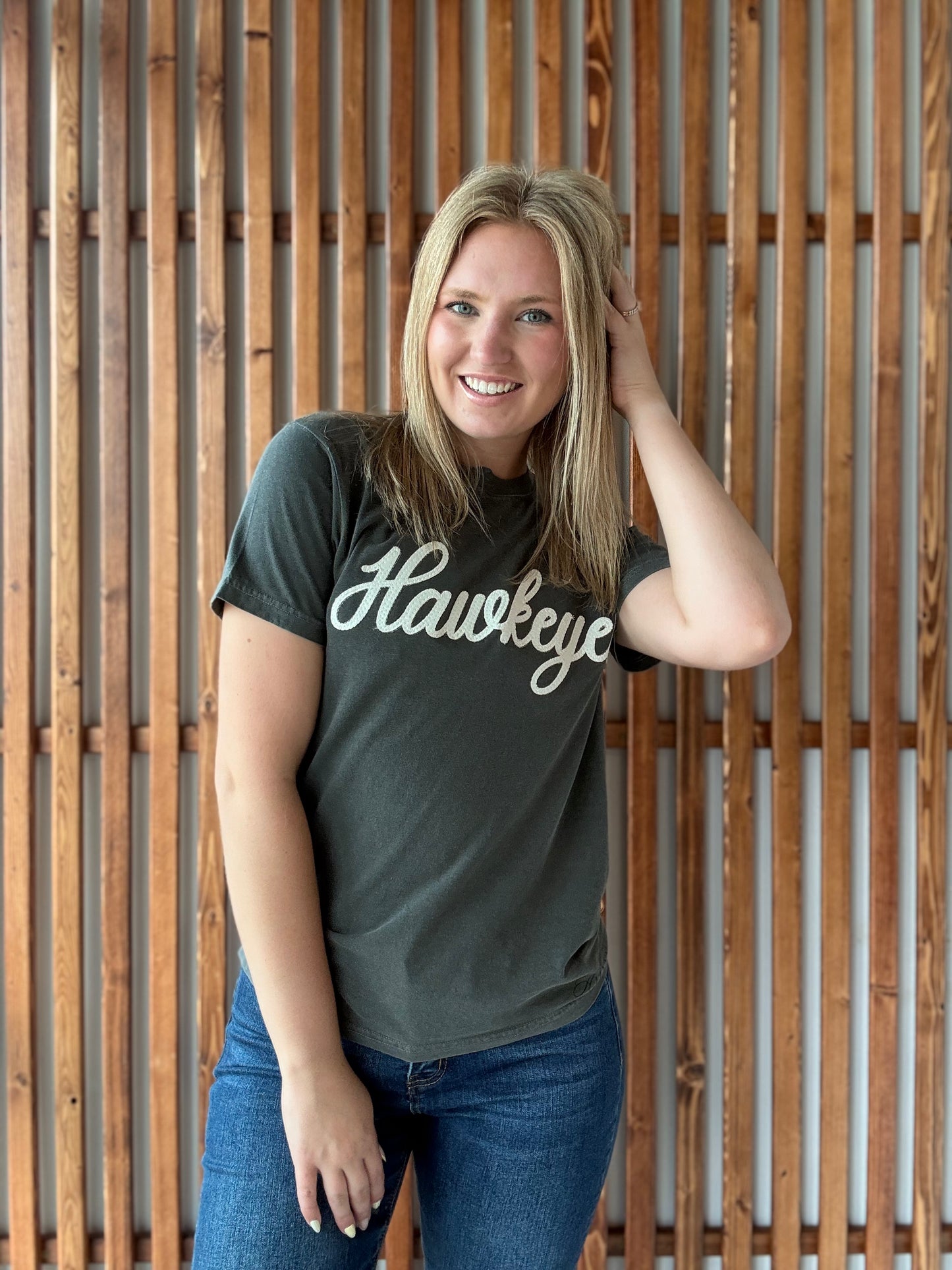 Hawkeye Forever Tee: Pepper