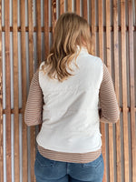 Cream Everyday Puffer Vest