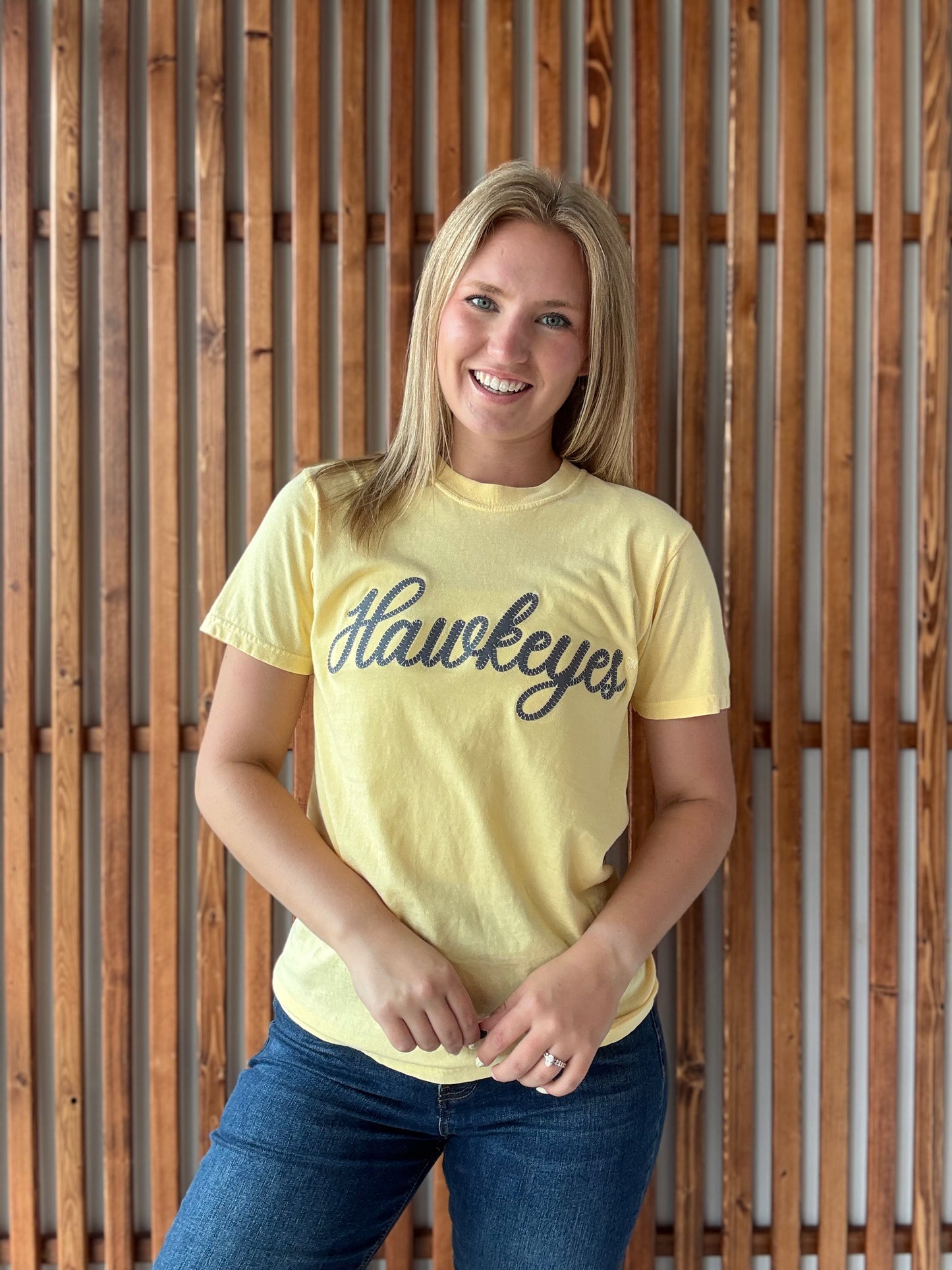 Hawkeye Forever Tee: Butter