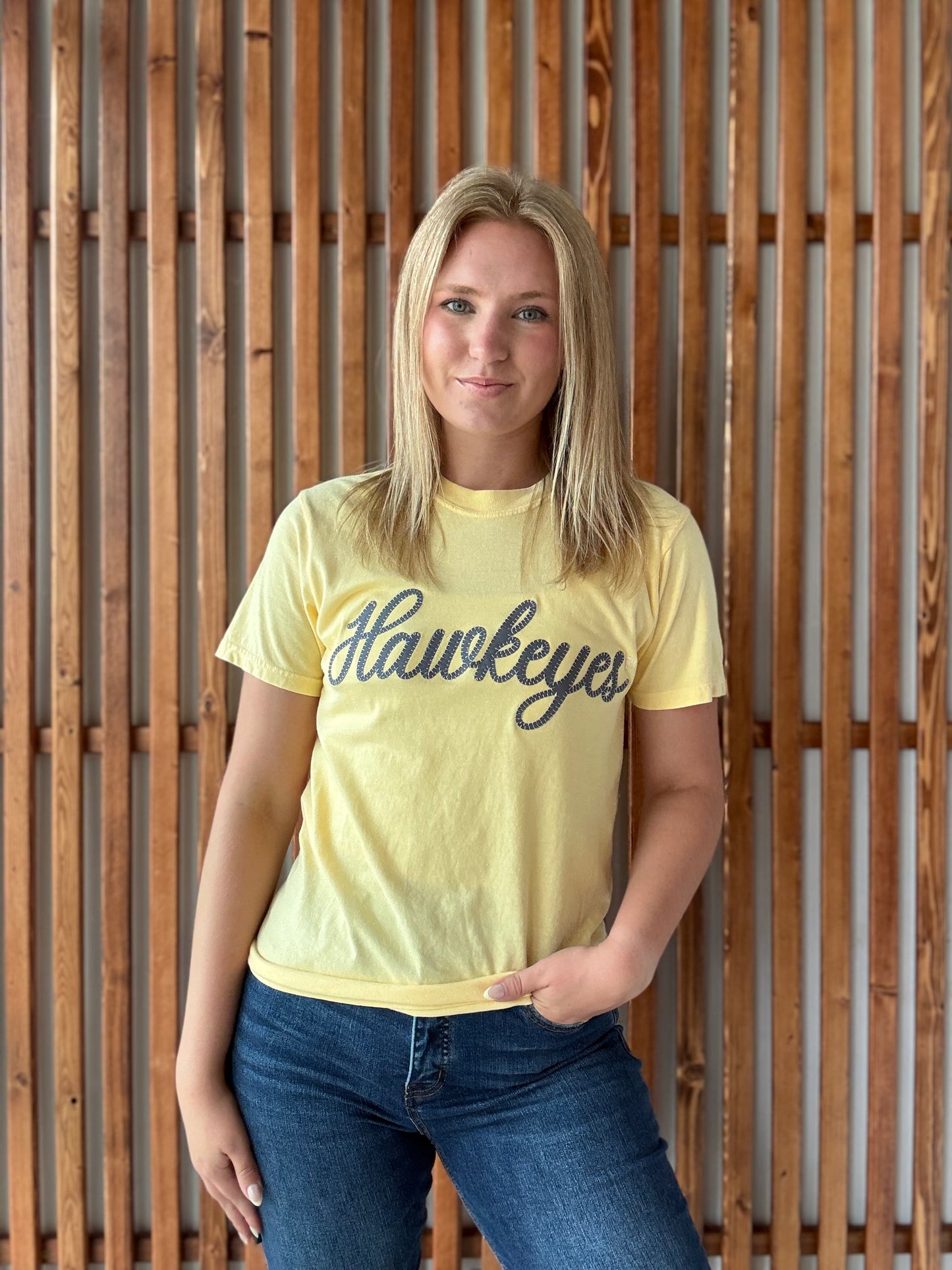 Hawkeye Forever Tee: Butter