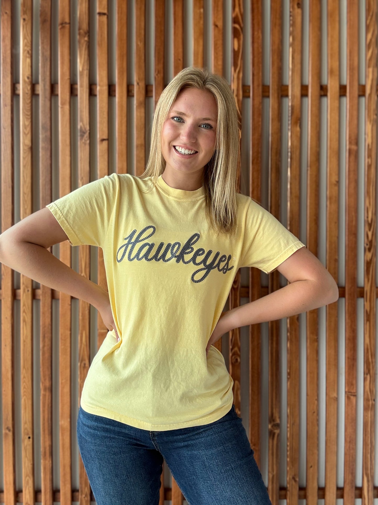Hawkeye Forever Tee: Butter