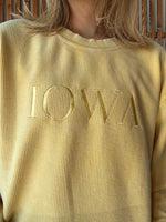 Iowa Corded Crew - Mustard