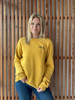 Retro Hawkeye Crew in Vintage Gold