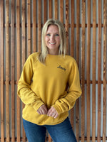 Retro Hawkeye Crew in Vintage Gold