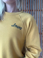 Retro Hawkeye Crew in Vintage Gold