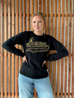 Polka Dot Iowa Pullover - Black/Yellow