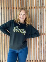 Double Layer Vintage Iowa Sweatshirt