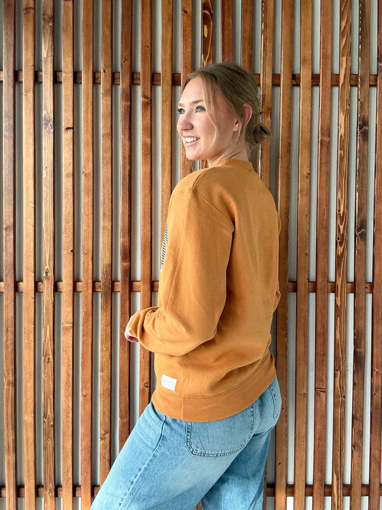 Patchwork Iowa Pullover - Golden