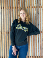 Double Layer Vintage Iowa Sweatshirt