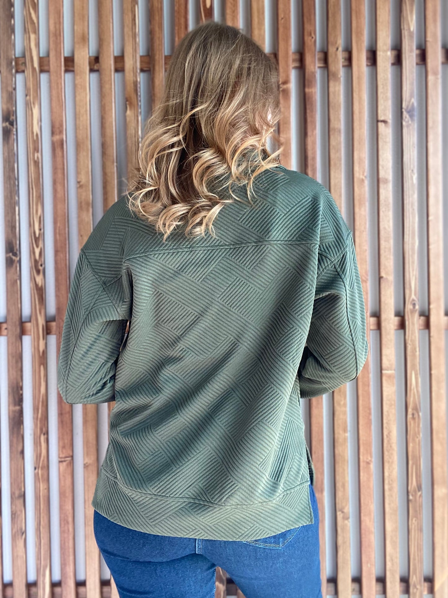 Tanner Textured 3/4 Zip