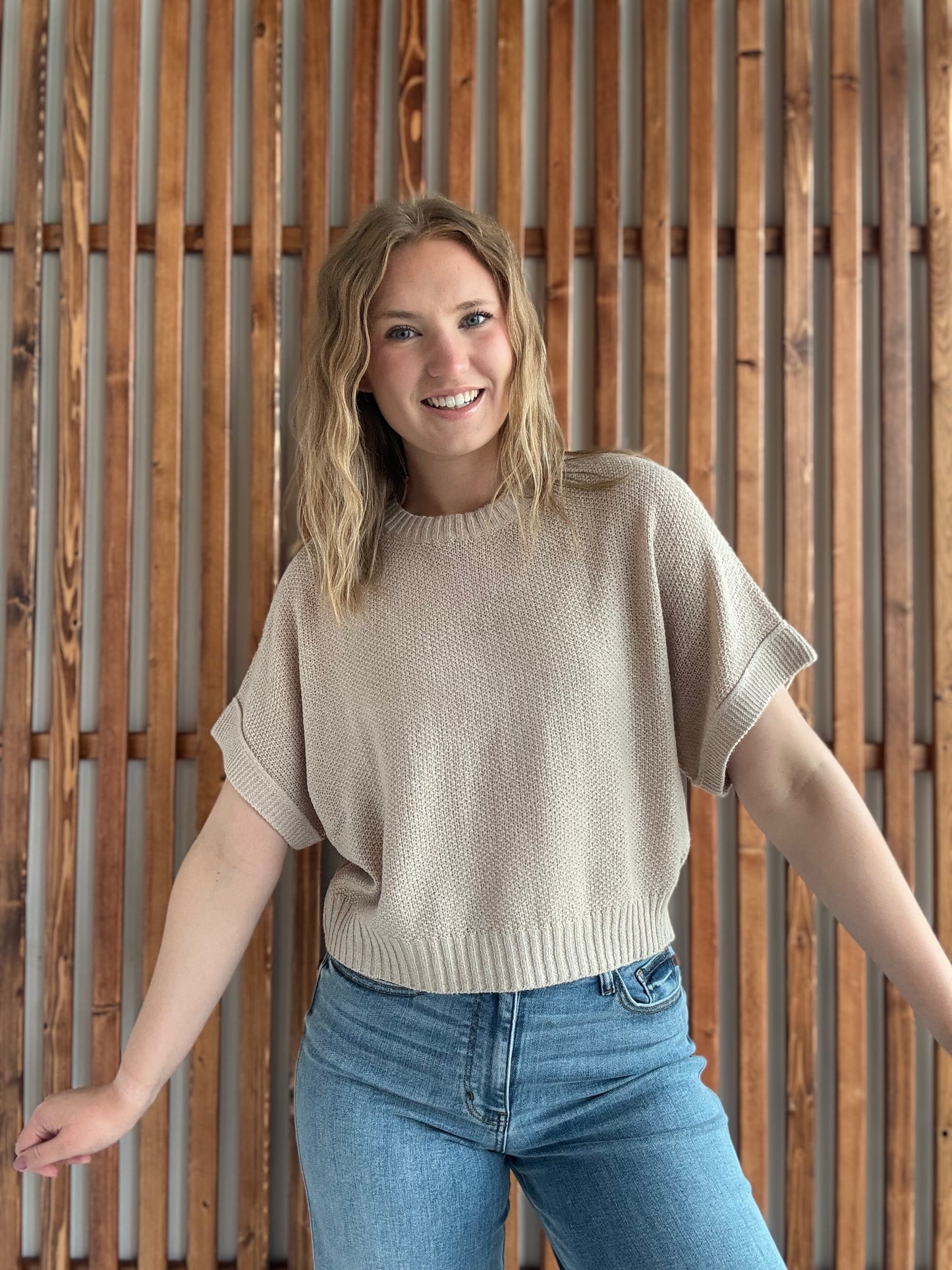 Oatmeal Lightweight Sweater