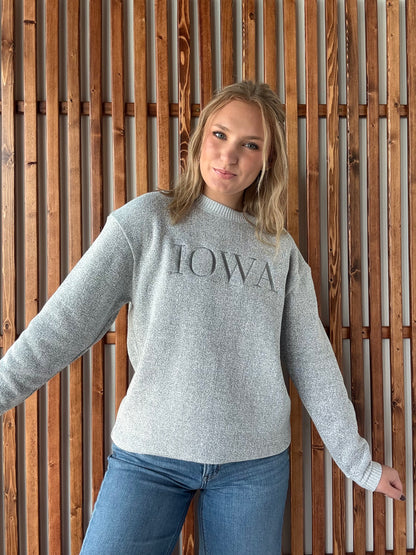 Warm-Up Iowa Crewneck Sweater
