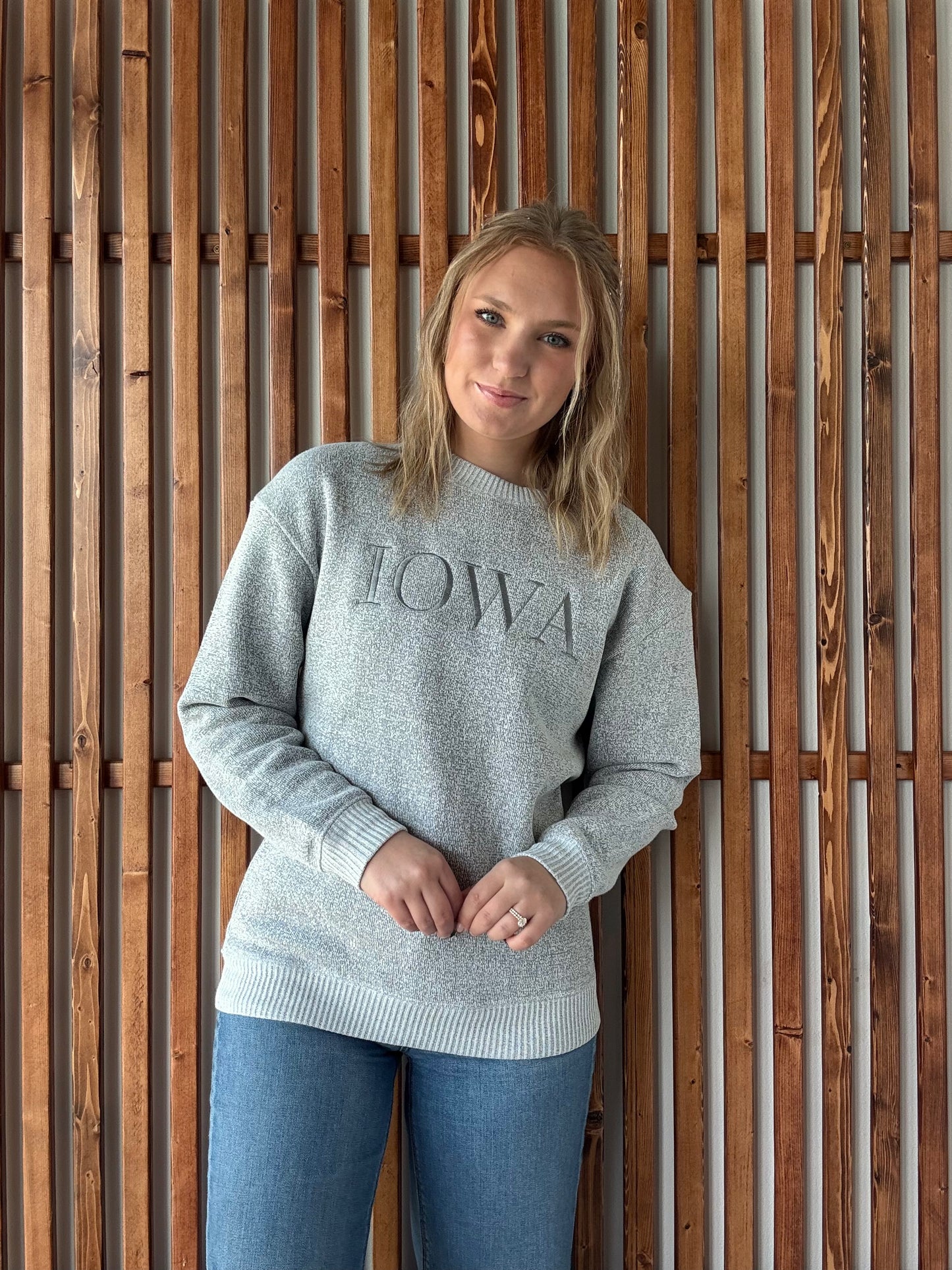 Warm-Up Iowa Crewneck Sweater